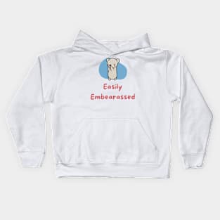 Easily Embearassed Polar Bear Kids Hoodie